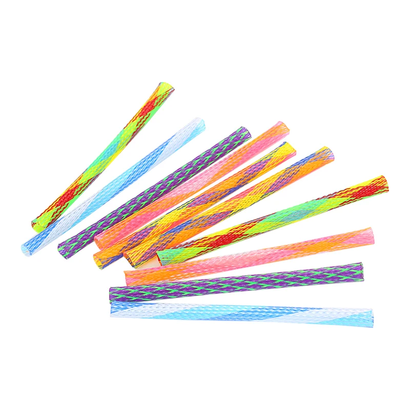 Juguete para gatos, palo retráctil para provocar gatos, juego interactivo de primavera, suministros para mascotas, color aleatorio, 10 paquetes - imagen 2