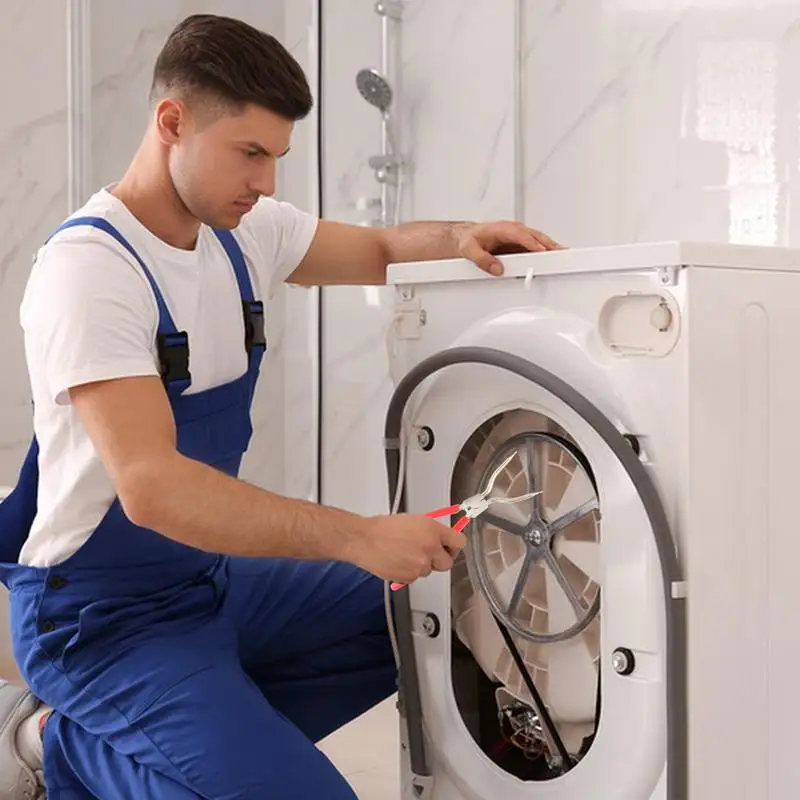 Herramienta de reemplazo de extracción de bañera de arandela, herramienta de expansión de resorte de arandela ajustable de 11 pulgadas, herramienta de resorte duradera con diseño ergonómico para - imagen 5