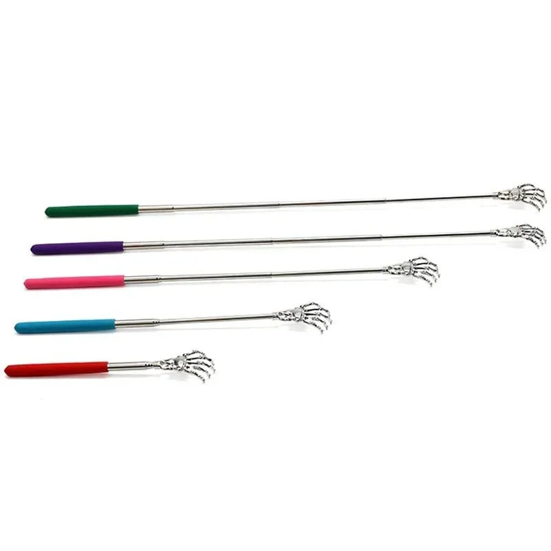 Rascador de espalda retráctil, masajeador de cuerno de acero inoxidable, herramienta de masaje utilizada para relajar la espalda, nuevo - imagen 3