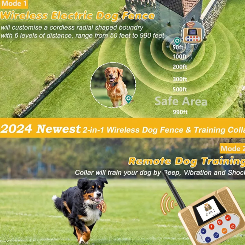 Collar antilímites para perros – Sistema de contención inalámbrico - imagen 2