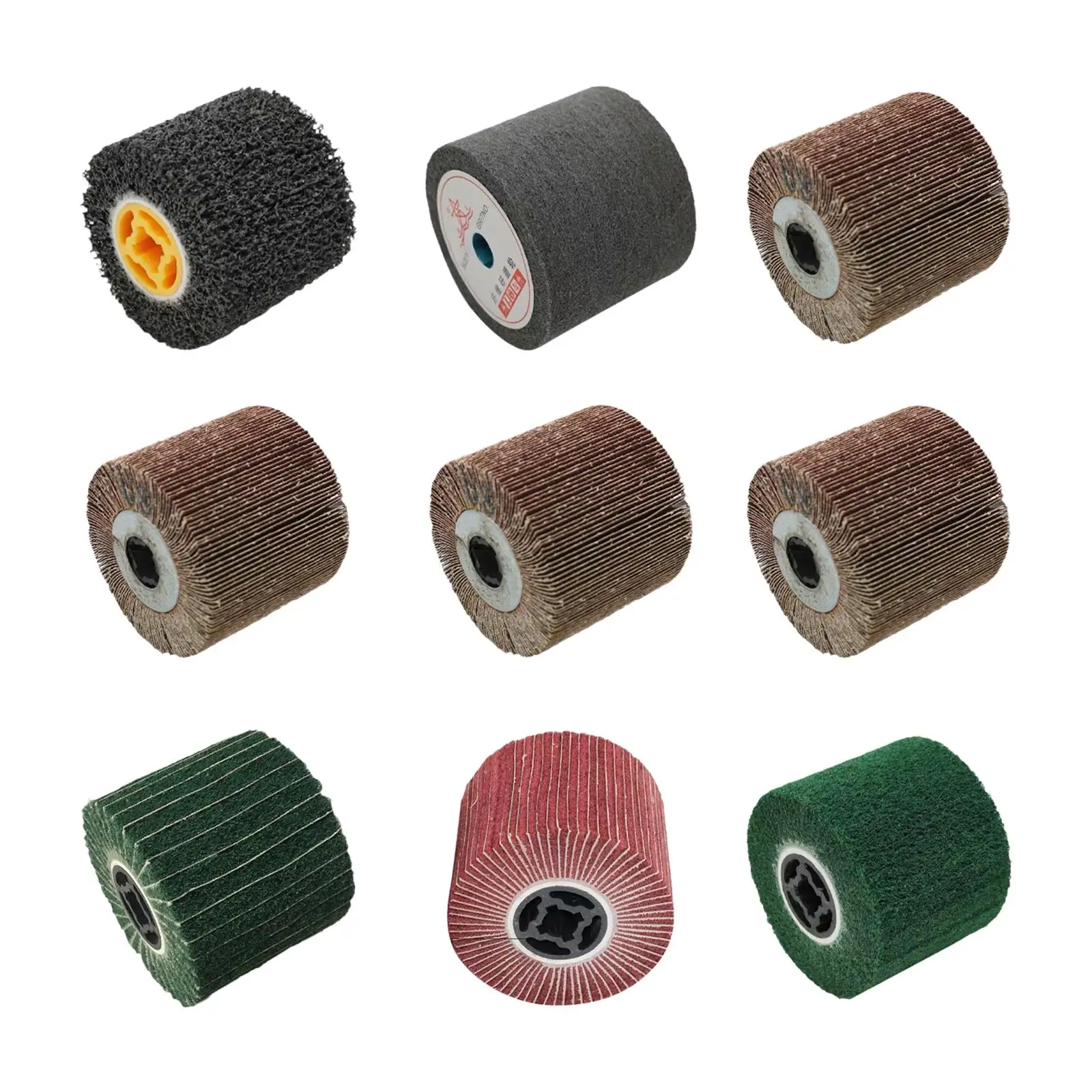 Polishing Burnishing Wheel Burnishing Polishing Wheel Drum for Burnishing Polishing Machine Surface Treatment Stainless Steel