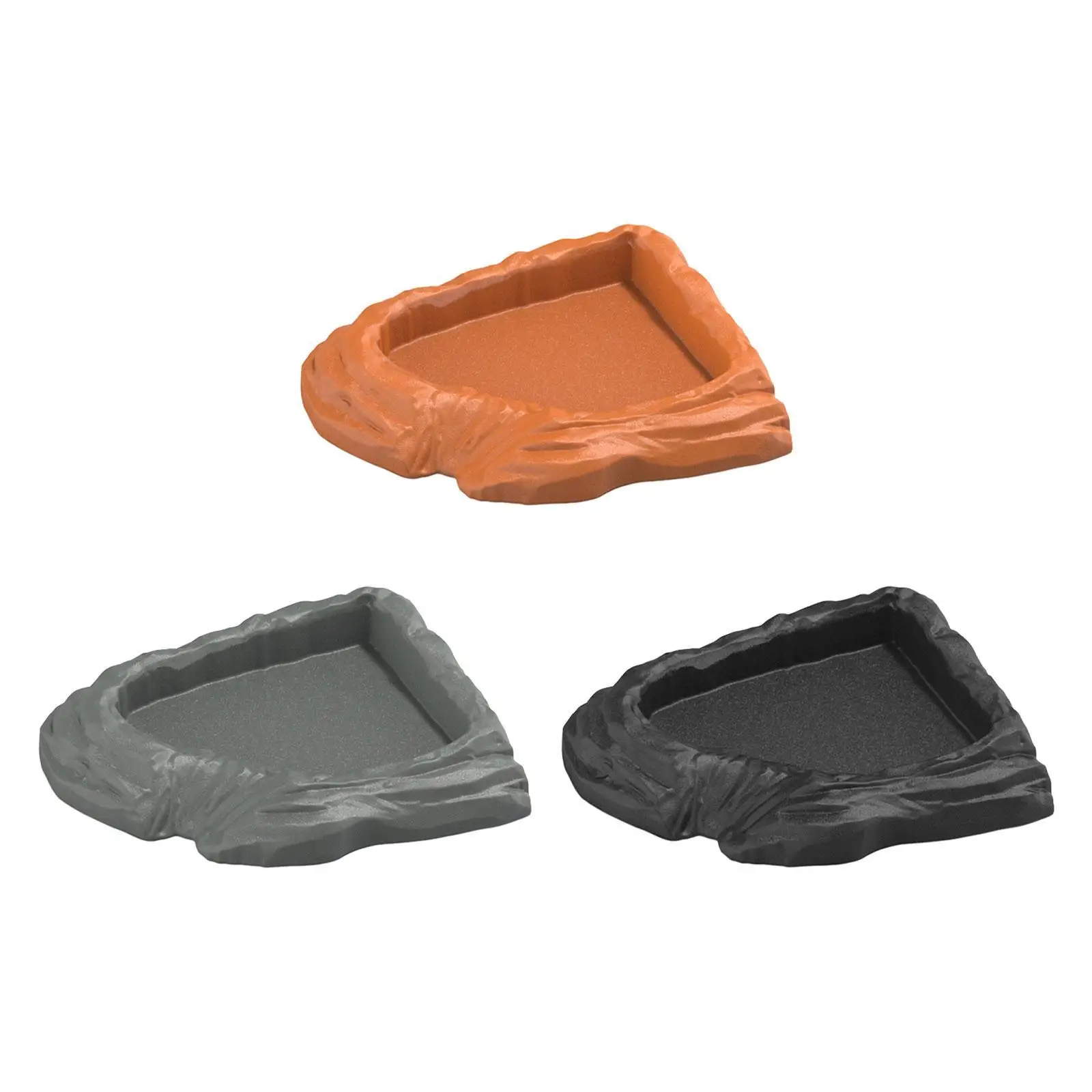 Plato de agua para tortugas en abanico - estable y fácil de limpiar - imagen 2