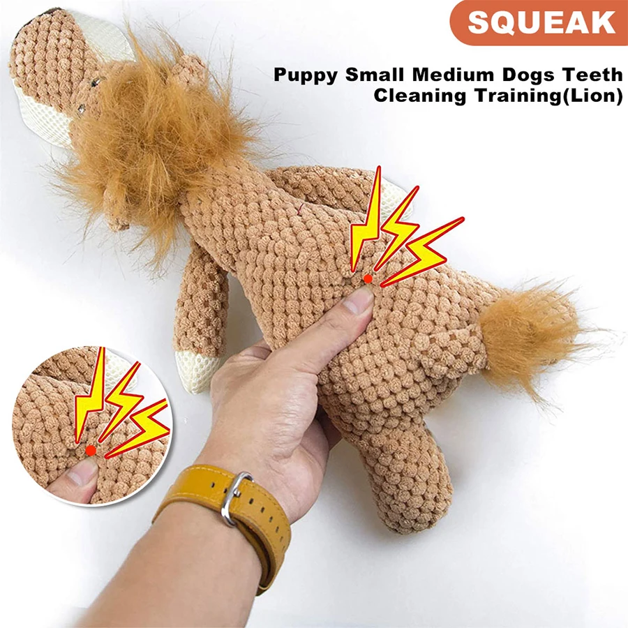 Juguete chirriante peluche resistente para perros pequeños - imagen 4