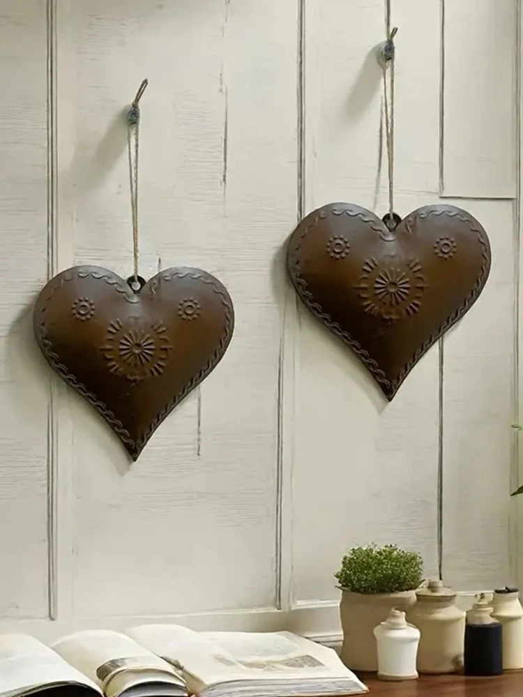 Decoración de pared corazón de hierro forjado para mascotas - imagen 3