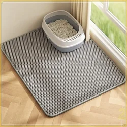 Estera para caja de arena de gatos 90x60 cm - antisalpicaduras