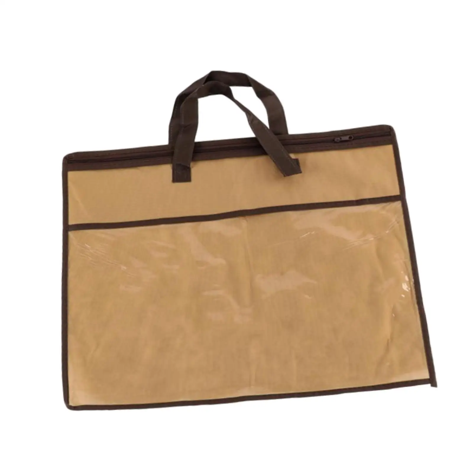 Pillow Storage Bag Handbag Lightweight Saving Space Non Woven Zippered Travel Packing Organizer Home Organizer for Bed Sheets