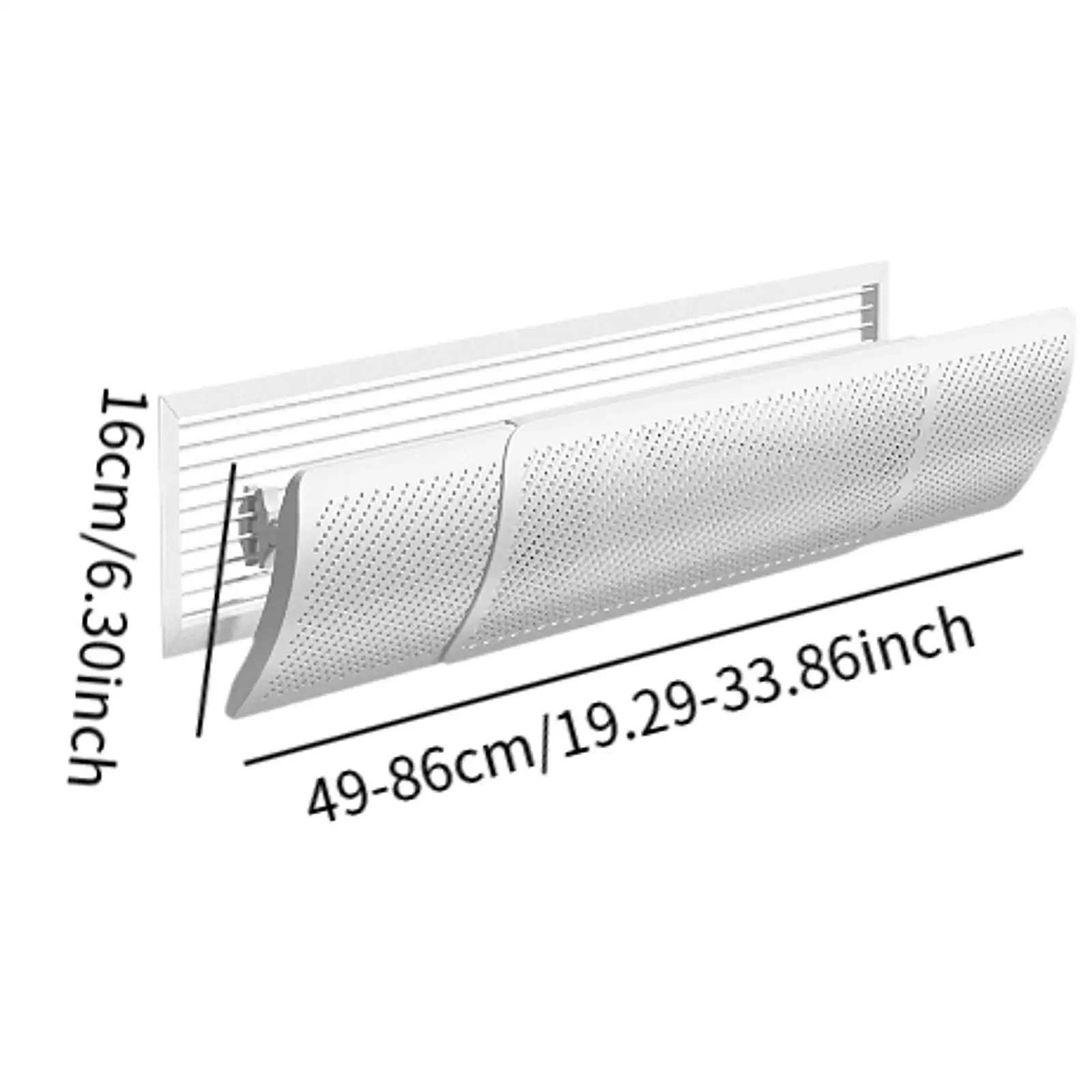 Air Conditioner Deflector Air Conditioning Deflector Wind Baffle Retractable Outlet Wing for Hotel Bedroom Nursery Home Office Air Conditioner Deflector Air Conditioning Deflector Wind Baffle Retractable Outlet Wing for Hotel Bedroom Nursery Home Office