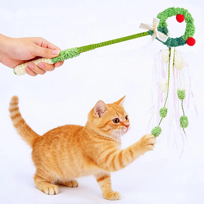 Juguete interactivo para gatos con borlas, bola y campana - imagen 2