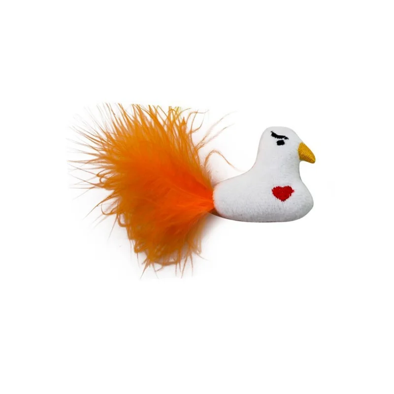 Juguete interactivo de hierba gatera para gato, accesorio para masticar, resistente a mordeduras, pluma de felpa, suministros para mascotas, nuevo - imagen 4