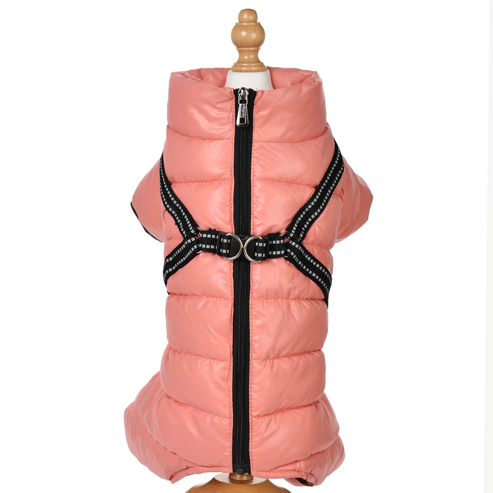 Mono de invierno para perros, abrigo suave y cálido para mascotas, chaqueta para cachorros y gatos pequeños y medianos, ropa para Yorkshire, Chihuahua, disfraz de Bulldog Francés - imagen 3