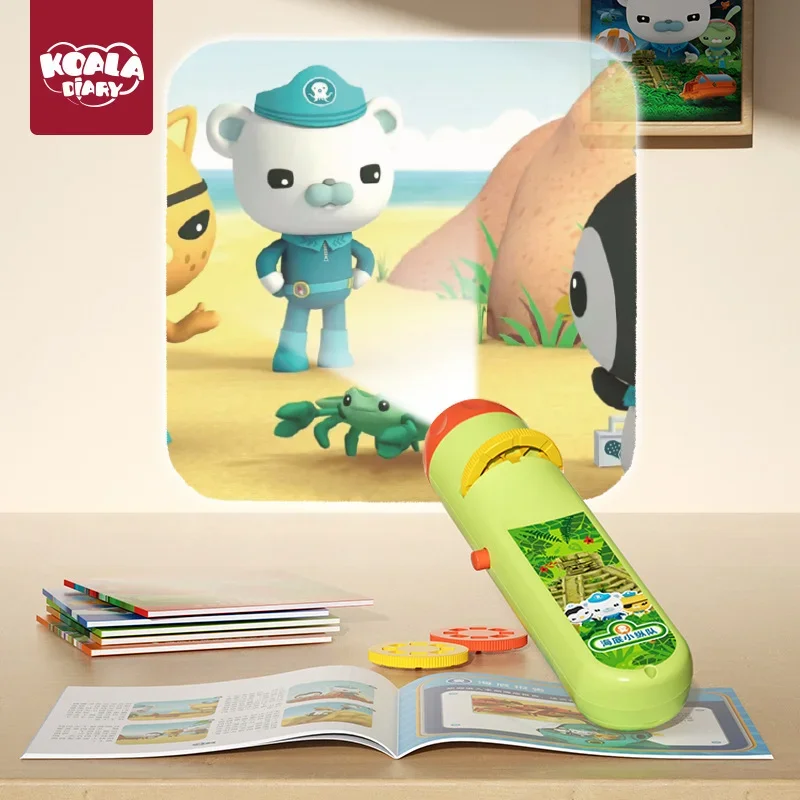 Linterna de proyección Original de octonautas, historia de aprendizaje para dormir, figura de acción de Anime Kawaii, lámpara de proyección con patrón transparente, regalo - imagen 5