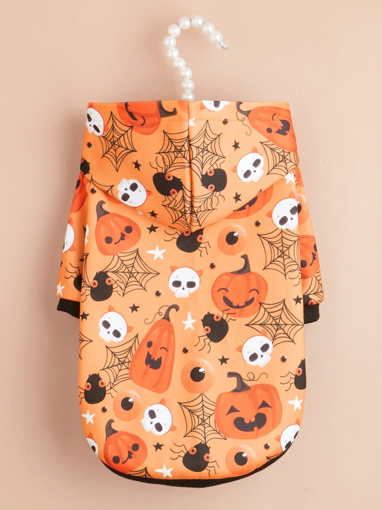 Disfraz sudadera Halloween para perro y gato pequeño – Calabaza - imagen 3