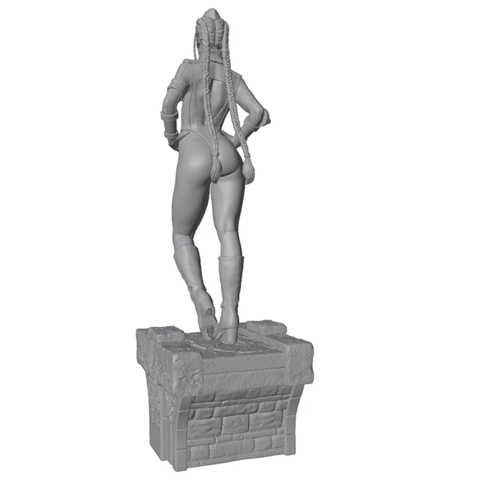 Estatua resina miniatura guerrera noble pelo largo para gatos y perros - imagen 2