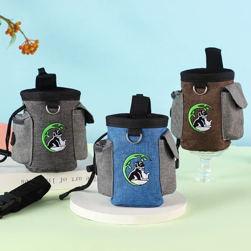 Riñonera portátil para entrenamiento de mascotas, bolsa de cintura para entrenamiento de cachorros, riñonera de recompensa para cachorros al aire libre, contenedor de comida para aperitivos para mascotas, accesorios para perros - imagen 3