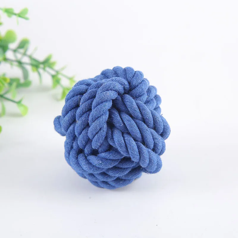 Juguete cuerda algodón perro resistente mordidas limpieza dental - imagen 5