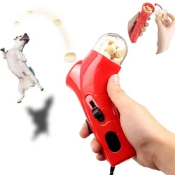 Lanzador de golosinas interactivo para perros y gatos