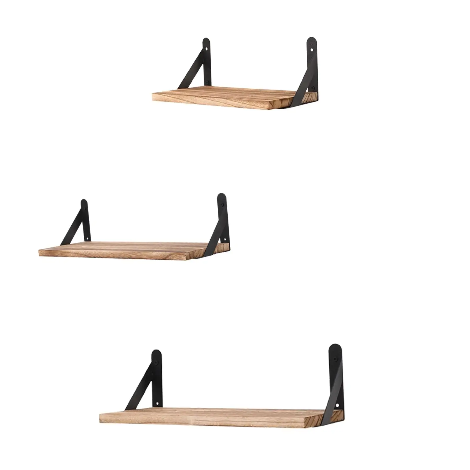 Hanging Bookshelf Office Home Furnishing Wooden Display Workshop Living Room Farmhouse Room Floating Shelf Wall Floating Shelf