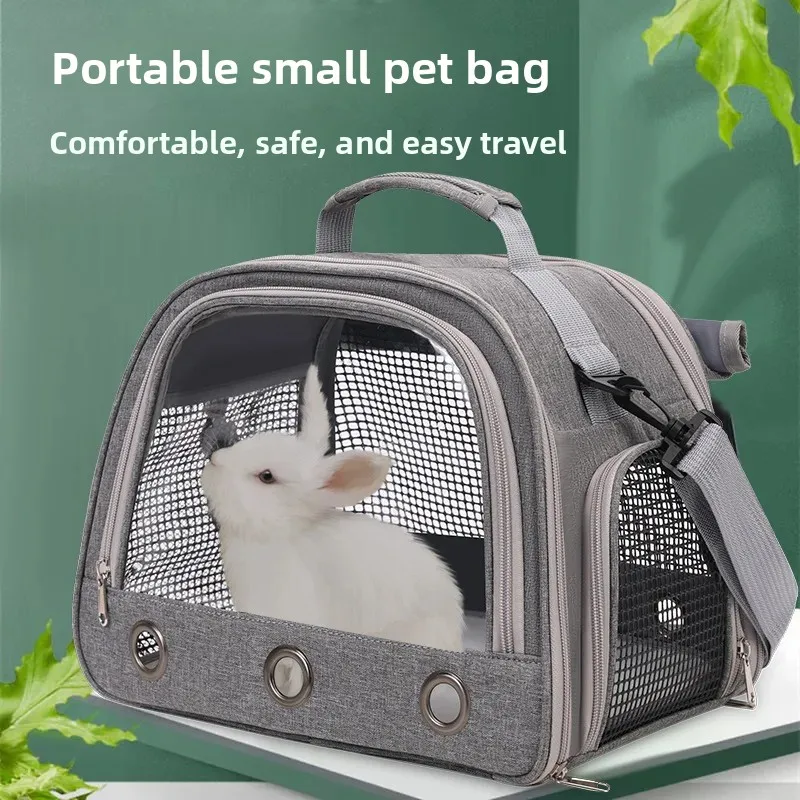 Transportín transpirable para gatos y perros pequeños – Bolsa práctica