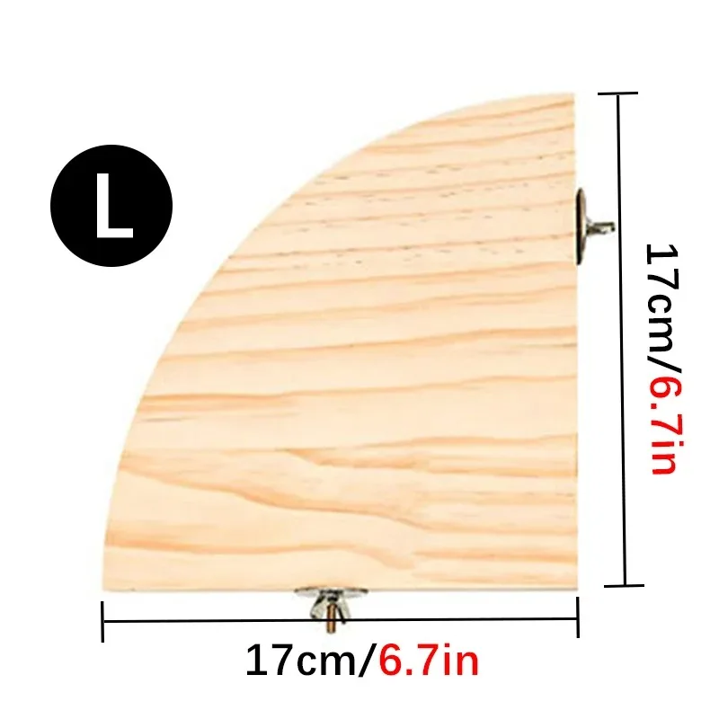 Soporte de percha de madera para loros y pájaros – Tableteo para jaula - imagen 3