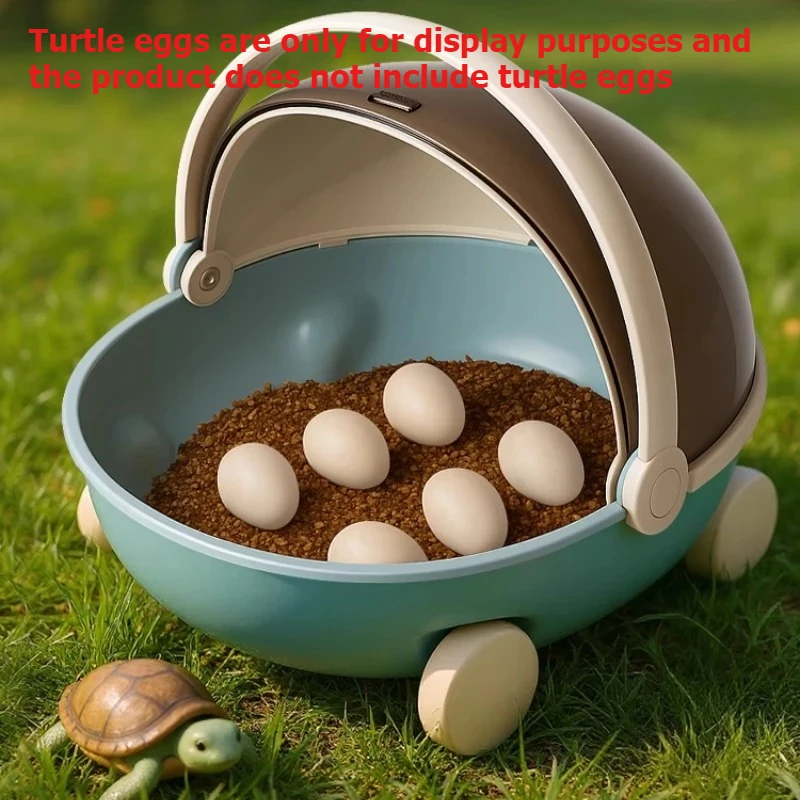Caja para incubar huevos de tortuga, almacén de acuicultura, caja de cría de observación portátil, cabina pequeña para niños, huevos no incluidos
