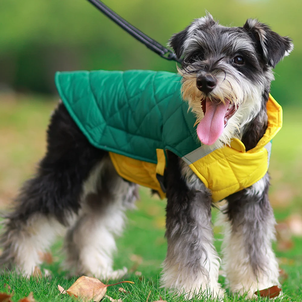 Abrigo Reflectante para Perros Grandes con Chaleco Cálido de Invierno - imagen 4