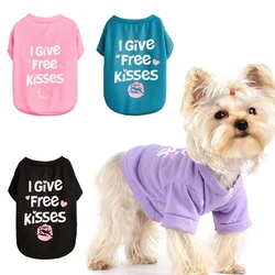Camiseta algodón suave para perros pequeños – Poodle y Yorkshire