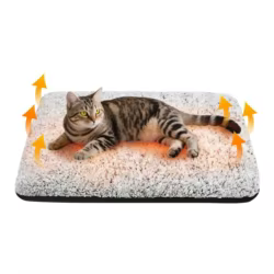 Colchón calefactor de invierno para mascotas, almohadilla súper cálida para perros y gatos, alfombrilla lavable y antideslizante, adecuada para perros y gatos pequeños y grandes