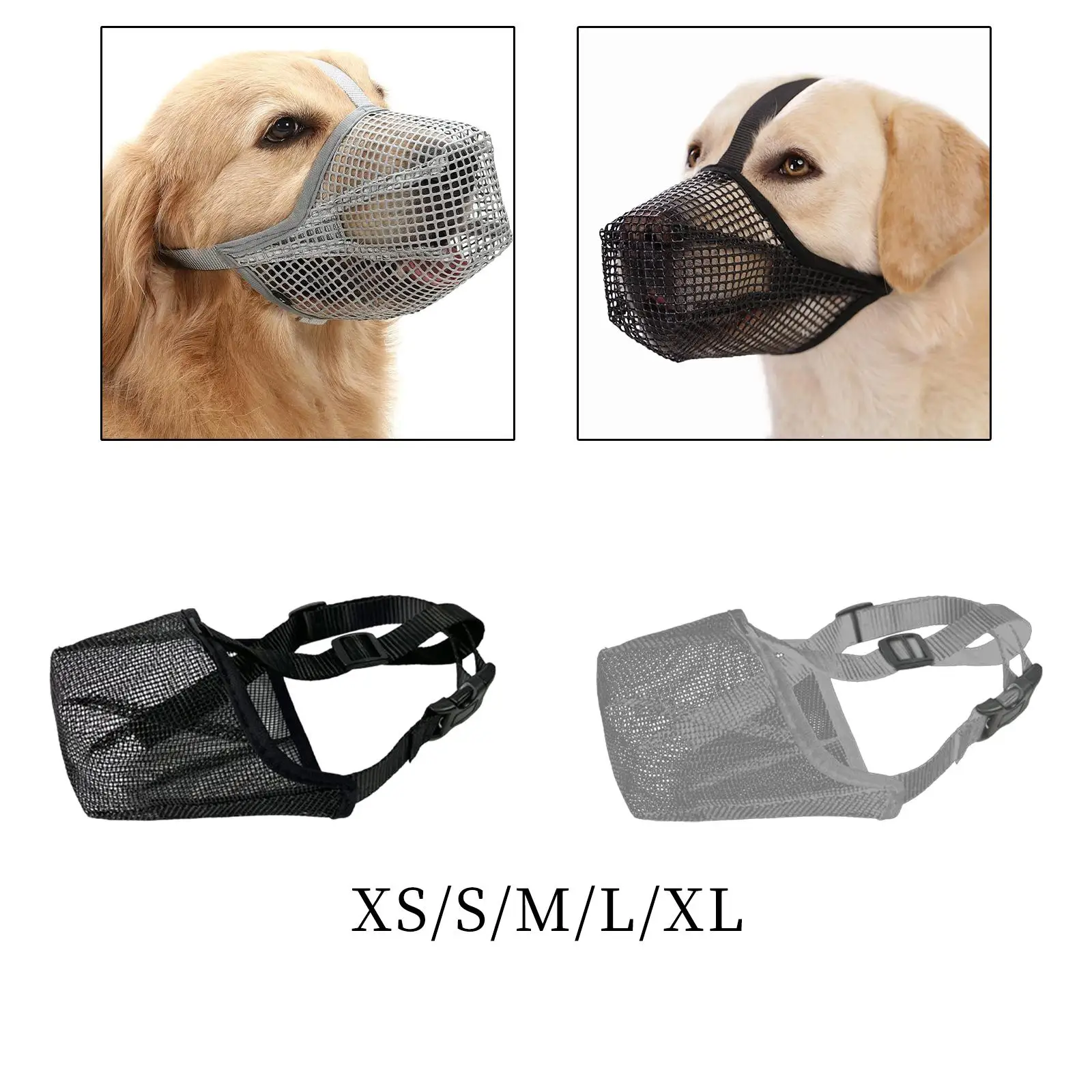 Bozal de malla ajustable para perro – entrenamiento y conducta - imagen 5