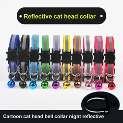 Collar reflectante con campana para gatos
