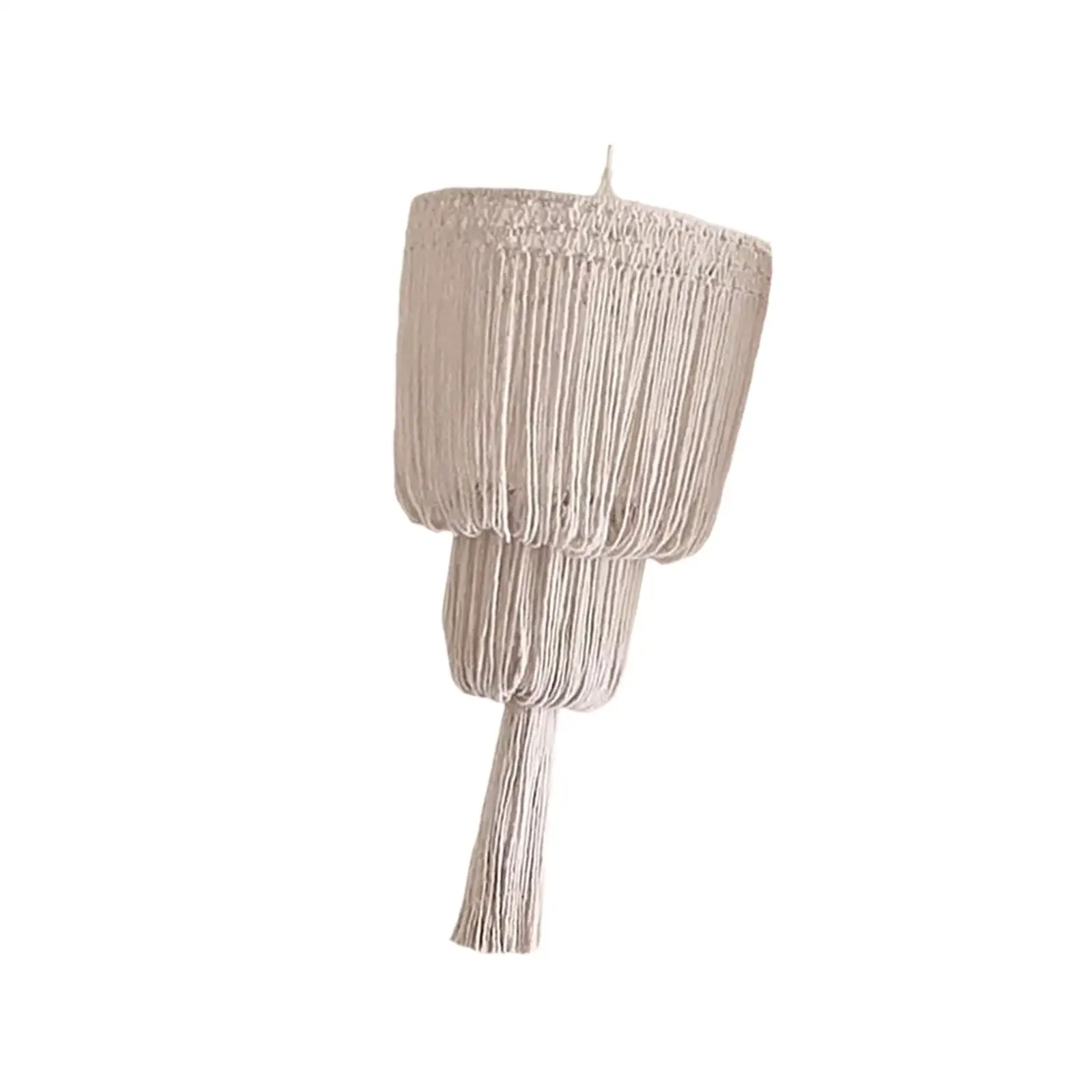Woven Lampshade Replacement Macrame Lamp Shade Hanging Light Cover Pendant Light Shade