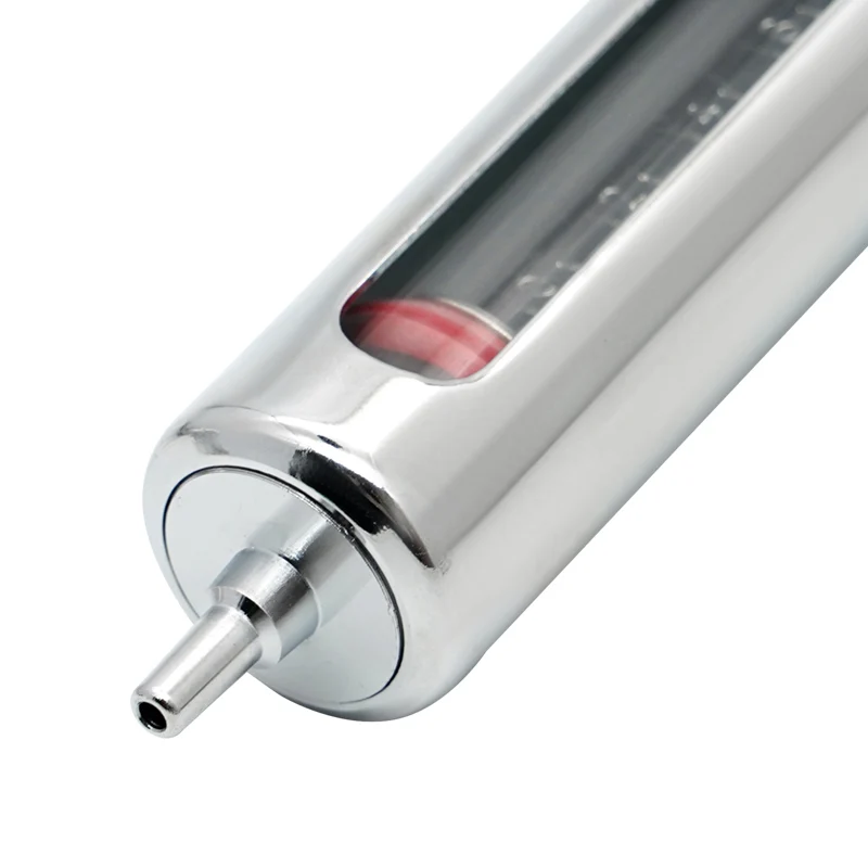 Jeringas de Metal de acero inoxidable para animales, inyector de ganado y ovejas, herramientas de veterinario, alimentador de medicina para ganado - imagen 5