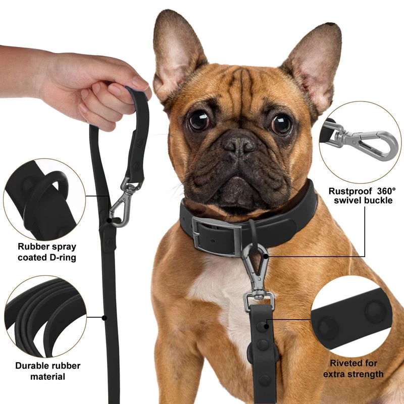 Benepaw-correas impermeables para perros, 2 ganchos, duraderas, ajustables, Control de tráfico, seguridad para mascotas, plomo para perros pequeños, medianos y grandes, caminar - imagen 2