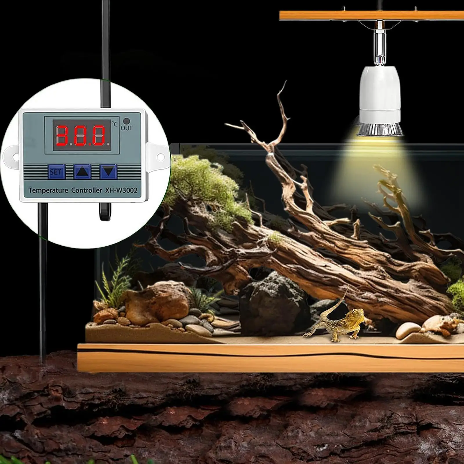 Reptile Heat Lamp Stand Sturdy Dome Lampshade Flexible Bracket Lamp Holder for Turtles Amphibians Cage Incubators Dragon Snake Reptile Heat Lamp Stand Sturdy Dome Lampshade Flexible Bracket Lamp Holder for Turtles Amphibians Cage Incubators Dragon Snake