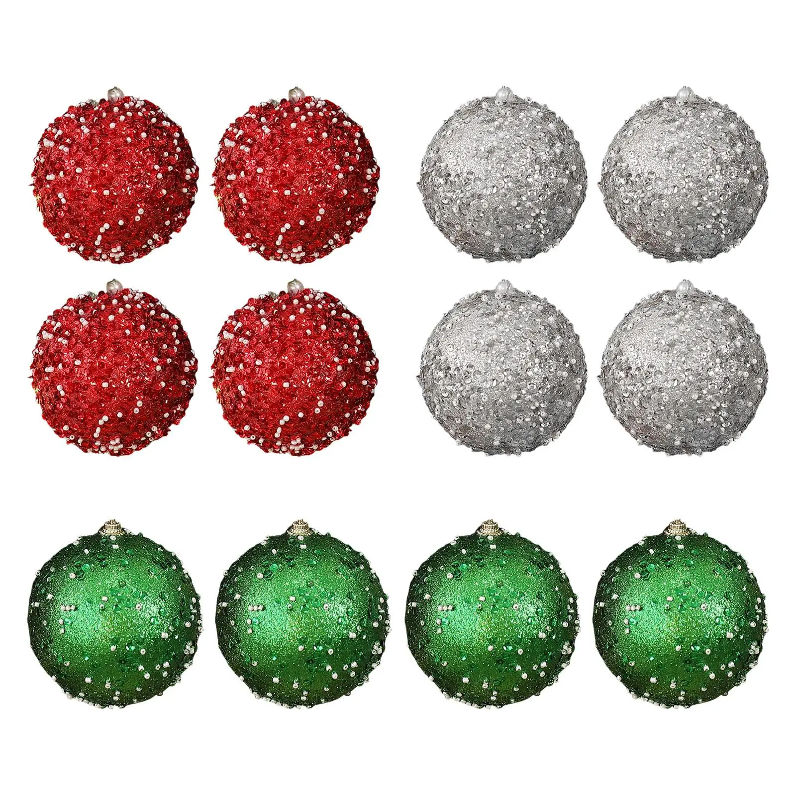 Adornos de bolas de Navidad de 4 piezas, práctico y práctico árbol de Navidad - imagen 3