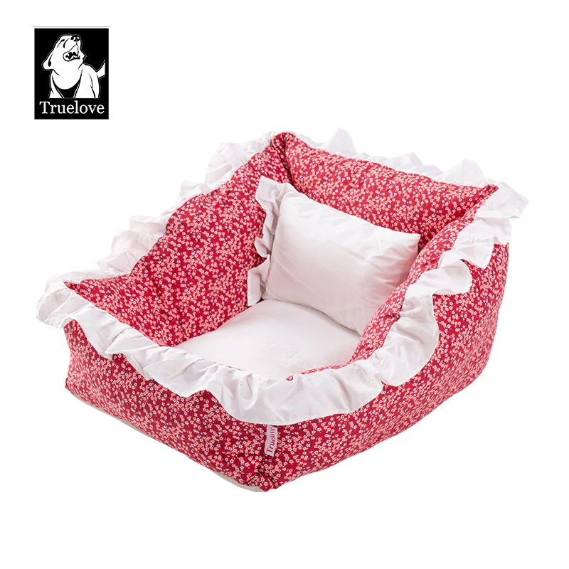 Truelove-cama antideslizante para mascotas, cómoda y duradera, almohadilla lavable y transpirable, diseño floral, TLR2101, gran oferta - imagen 3