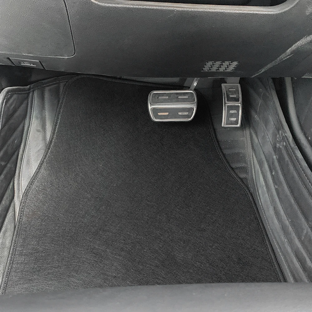 Alfombrilla para el suelo del coche, alfombrillas para el suelo de la alfombra automotriz delantera y trasera, ajuste universal para SUV, canciones y furgonetas - imagen 2