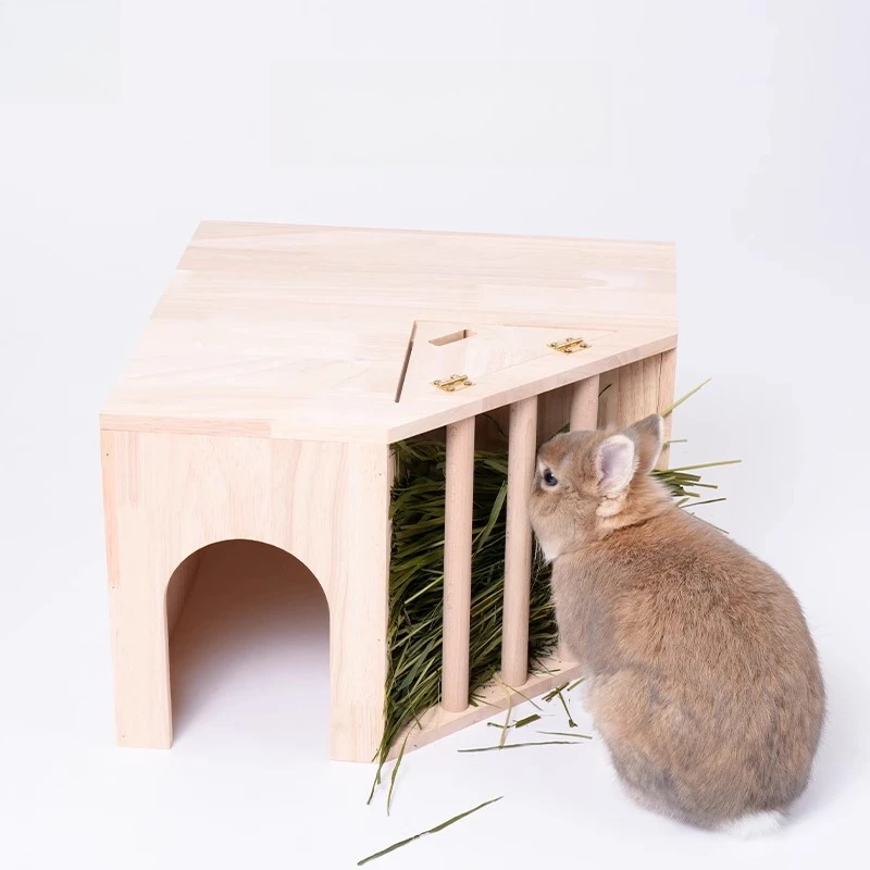 Jaulas de túnel de cerdo holandés de madera para mascotas, accesorios de productos, jaulas transpirables para interiores y exteriores para mascotas, jaulas para casa de animales pequeños - imagen 2