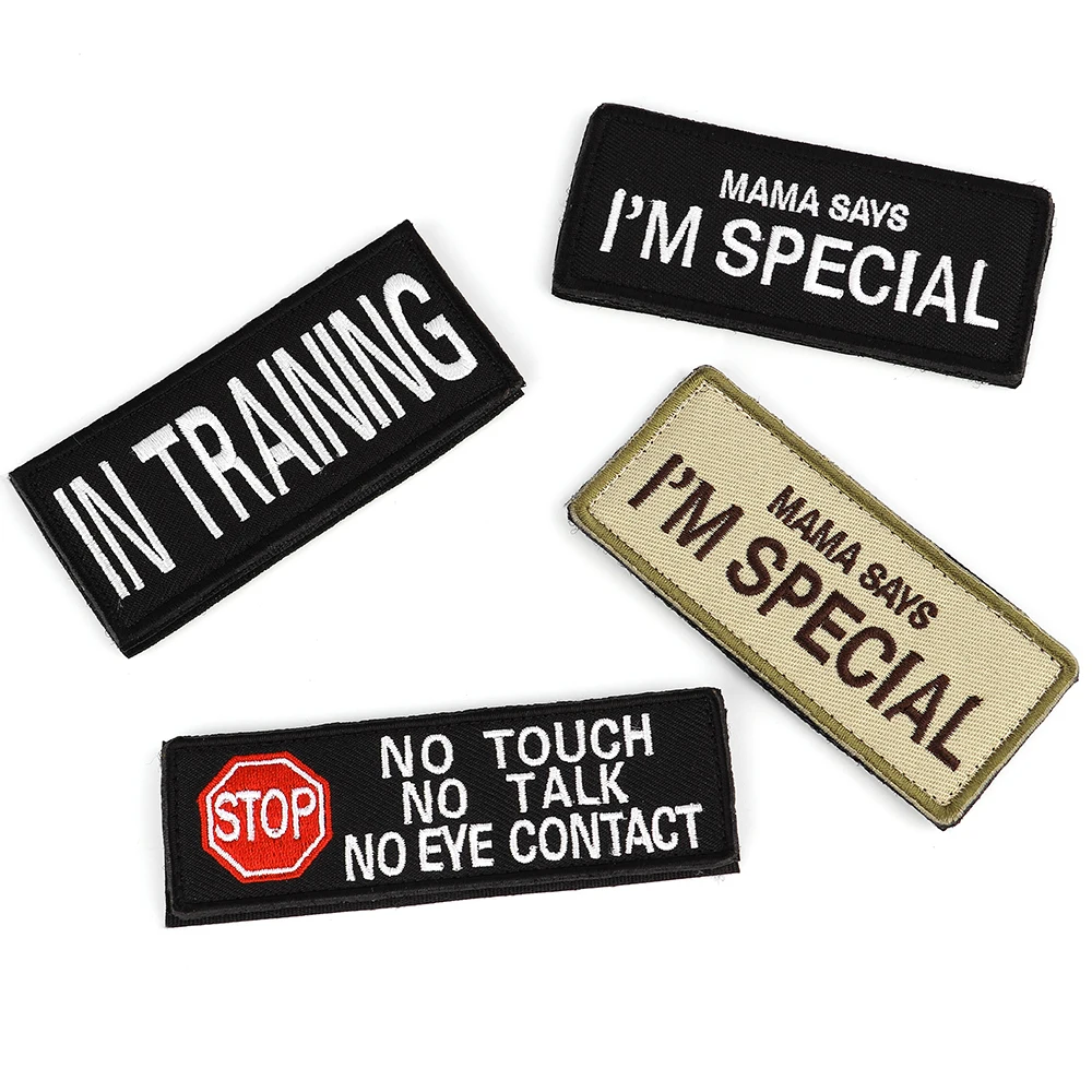 Etiqueta de arnés de Collar de perro, etiqueta adhesiva especial para perros, Collar de arnés, parches de arnés de trabajo para perros, accesorios para mascotas, pastor alemán - imagen 4