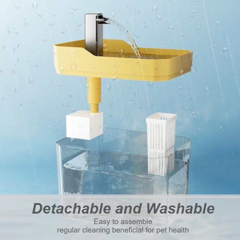 Alimentador de agua automático para gatos, fuente USB, bebedero para gatos, dispensador de riego para perros, alimentación de mascotas, perros y gatos, productos de accesorios - imagen 2
