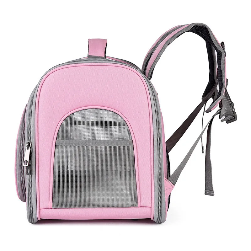 Mochila transportín transparente plegable para gatos – Espaciosa