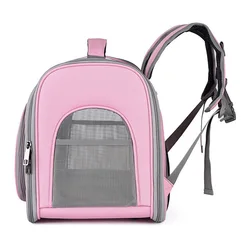 Mochila transportín transparente plegable para gatos – Espaciosa
