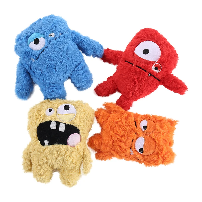 Lindo pequeño monstruo en forma de perro de peluche con BB llamado dientes resistentes a mordeduras rechinar suministros interactivos para mascotas - imagen 5