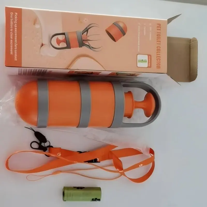 OUZEY-recogedor portátil para excrementos de perros, productos de limpieza para mascotas, recogedor de inodoro de contacto cero para perros y gatos, excreadores para caminar - imagen 5