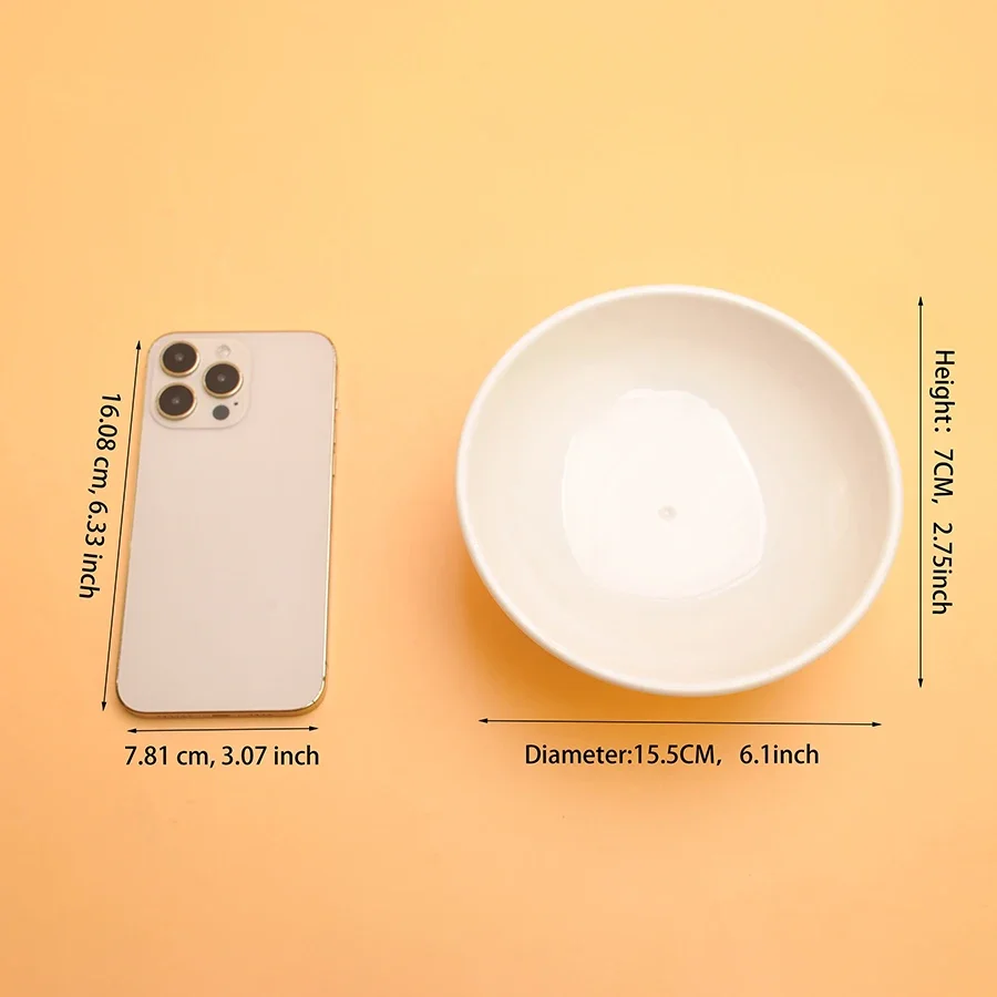 Contenedor de comida estable para mascotas, Protector de cuello alto, diseño a prueba de punta para alimentación de perros y gatos, placa de agua duradera - imagen 2