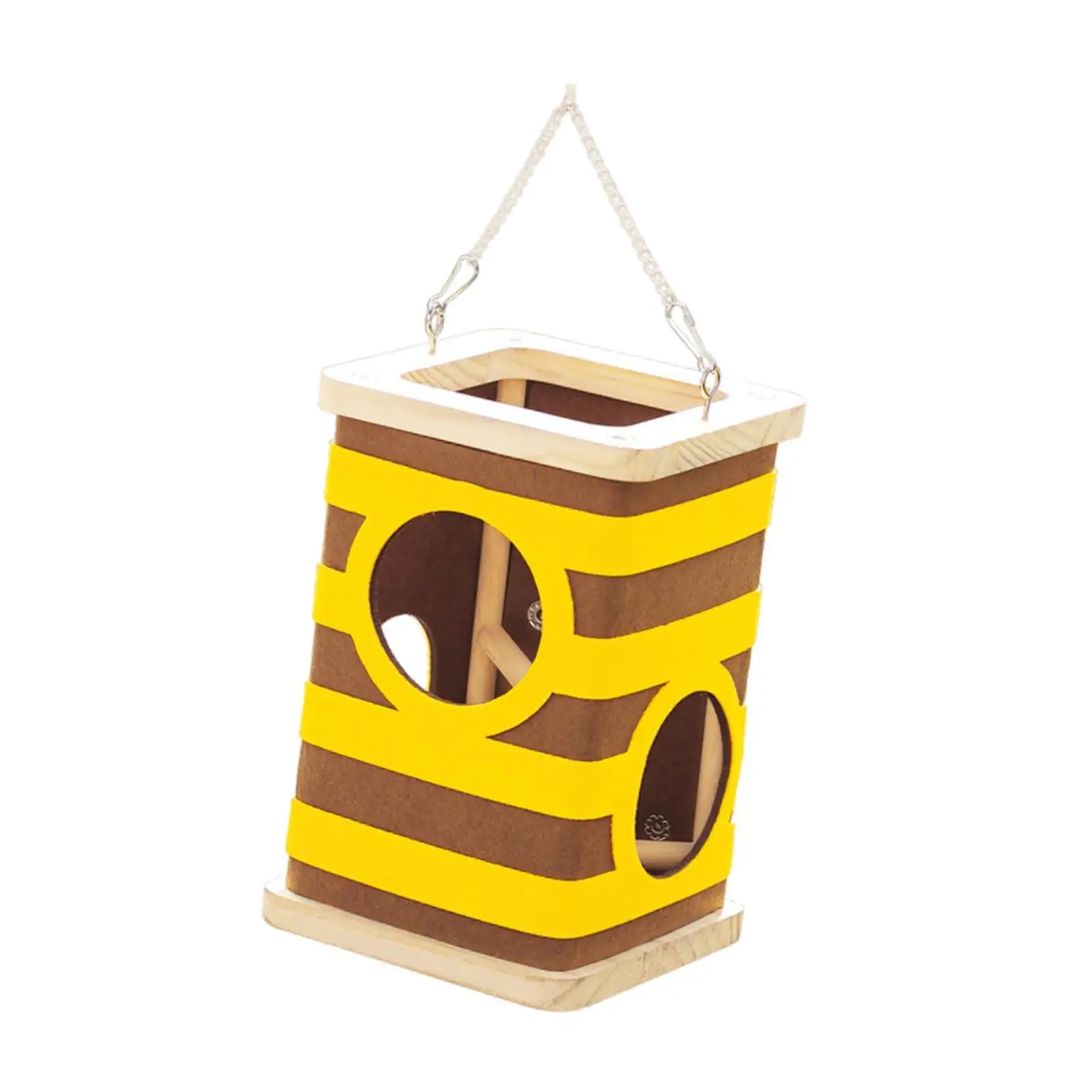 Casa de pájaros colgante, decoración del hogar, regalo, hamaca exterior, columpio, juguete, nido de pájaro para Lovebird, bolos, Conures, cacatúa, gorriones, juego - imagen 4