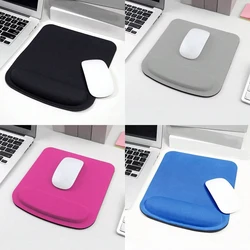 Alfombrilla cuadrada para ratón con reposamuñecas para oficina, alfombrilla de escritorio ergonómica antideslizante para ordenador portátil, 1 pieza