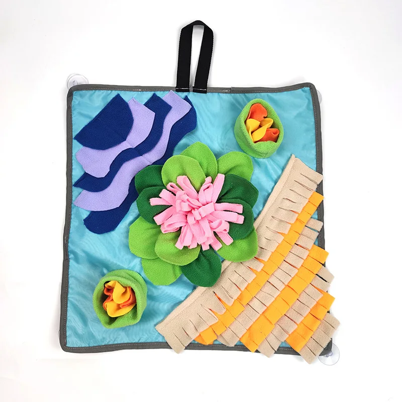 Nueva estera para olfatear mascotas, juguete para perros, estera de juego, productos para mascotas, suministros para perros, juguete para morder de 48x48cm, almohadilla para olfatear creativa - imagen 5