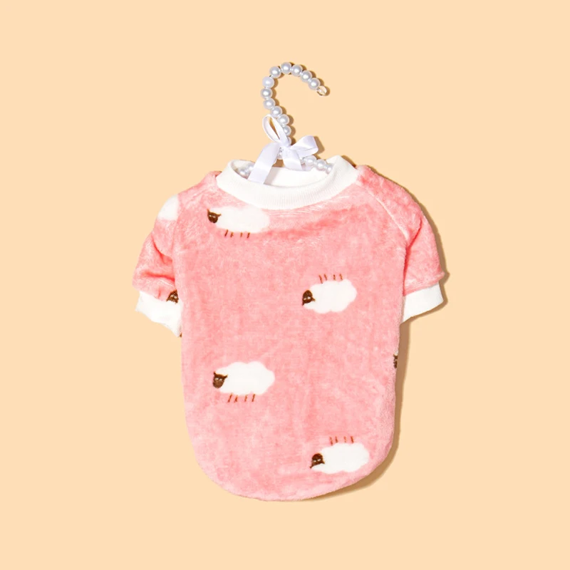 Ropa para mascotas, forro polar de dibujos animados para perros, cachorros Bichon Frise de tamaño pequeño y mediano, cómodo forro polar. - imagen 4