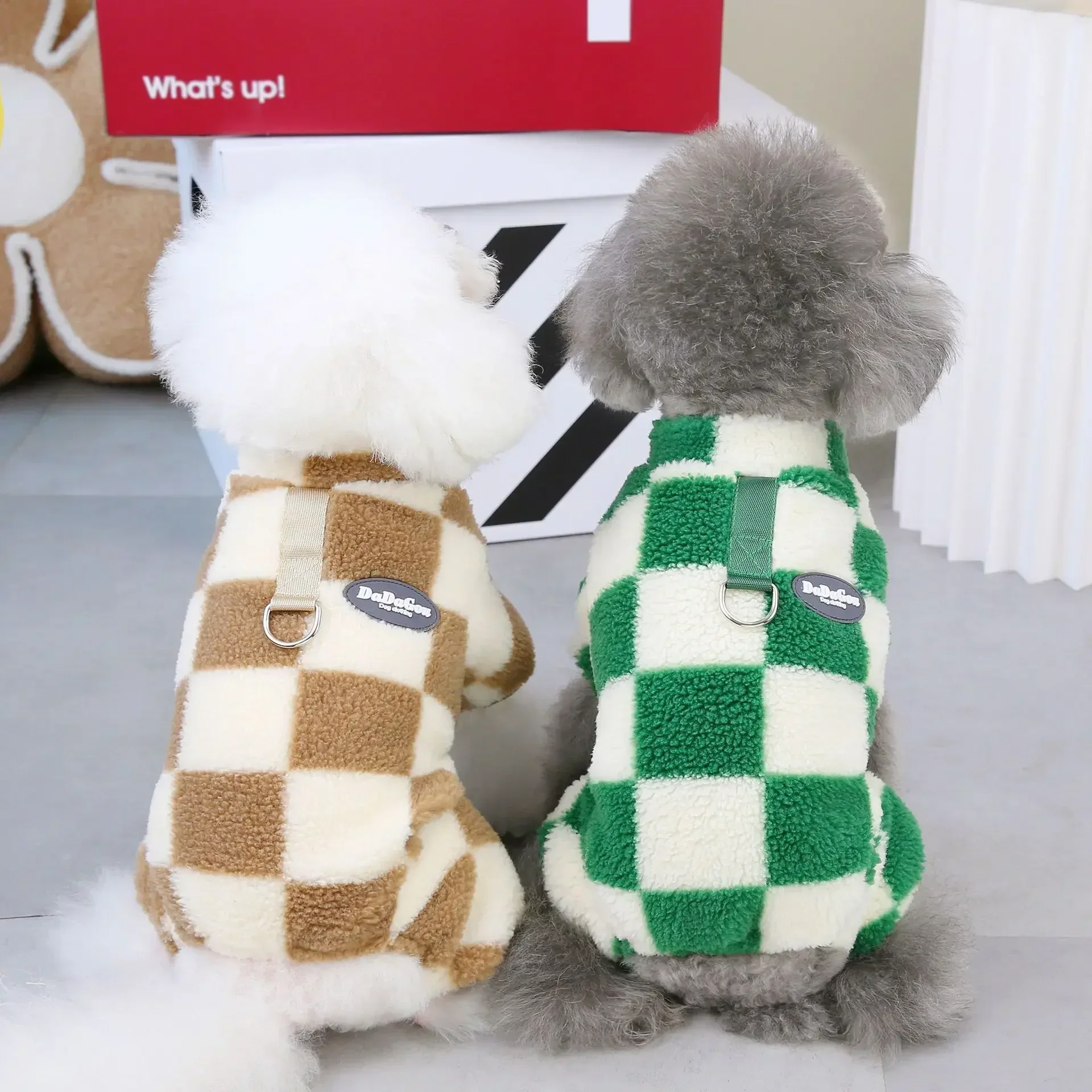 Ropa de lana suave para mascotas, chaleco para perros pequeños y gatos, ropa para cachorros, Bulldog Francés, Chihuahua, Shih Tzu, disfraz, accesorios para perros