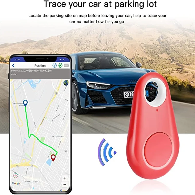 Rastreador GPS inteligente para mascotas, Mini localizador Bluetooth antipérdida para perros, gatos, niños, billetera de coche, buscador de llaves, Collar para mascotas, accesorios para perros - imagen 5